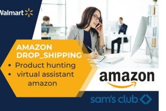 do automate your wlamart,amazon,ebay store,va walmart 2step dropshipping