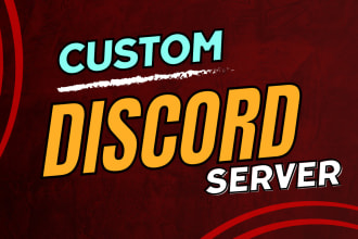 setup discord server for gaming ,fivem,dayz,rust or create crypto discord server