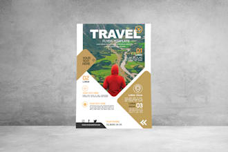 design a beautiful poster flyer for you