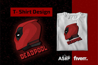 do custom t shirt typography and illustration