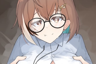 draw anime art for you
