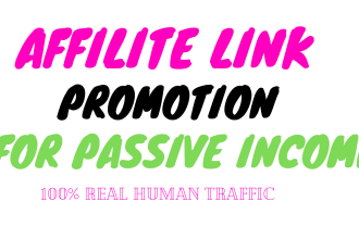 promote your affiliate,teespring link for passive income