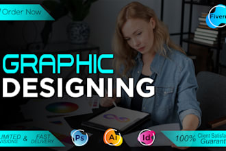 be your professional top rated graphic designer