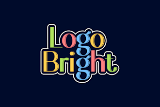 design unique typography lettering logo design