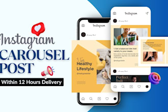 design instagram carousel post