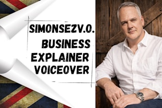 narrate british business explainer voice over