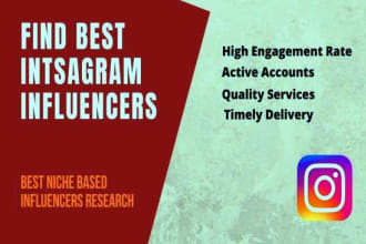 find best intstagram influencer