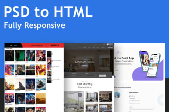 convert psd to html responsive figma to html xd to html css javascript