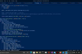program web pages and sites using python, flask, js, bootstrap, html5 and css3