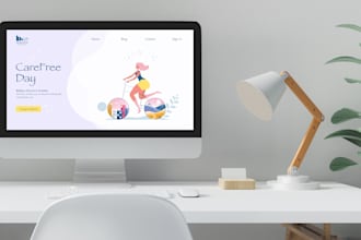 create landing page for your business