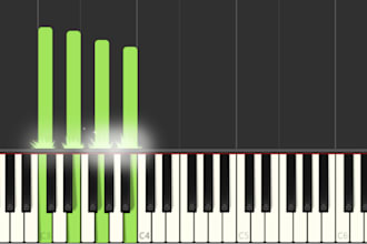create a piano accompaniment track for your song