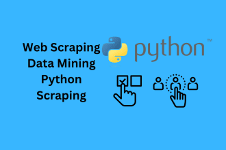 do web scraping, data mining, data extraction and python web scraping