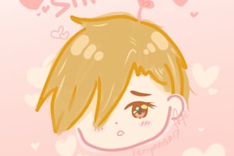 make a cute chibi illustration