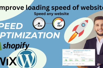 speed up your shopify,wix and wordpress website on google page speed,getmatrix