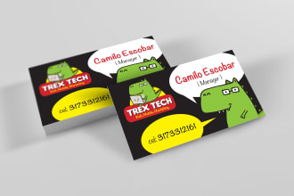 do professional creative and fun business card artwork
