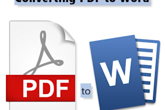 convert PDF to word, and image to word