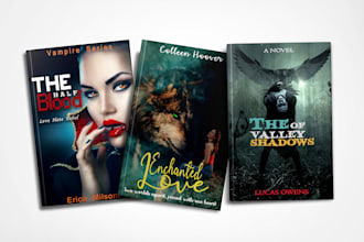 design stunning book, ebook and amazon kindle cover