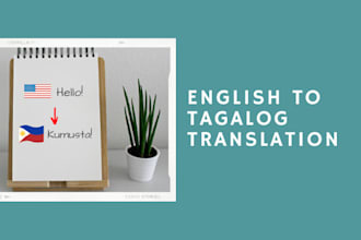 translate and localize english to tagalog