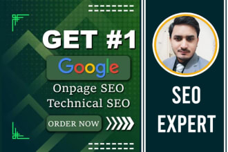 do indepth technical on page SEO of your website to rank 1st position