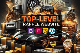 create a top quality competition raffle website