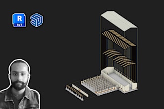 do 3d revit bim and sketchup modeling