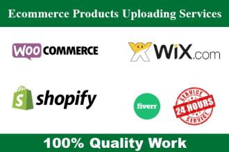 upload products, add products to  wix, shopify, woocommerce