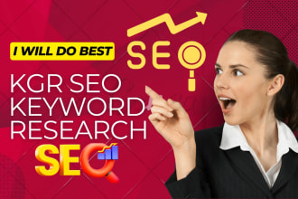 do best kgr SEO keywords research for website ranking