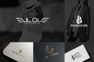 design luxury fashion apparel clothing brand monogram logo