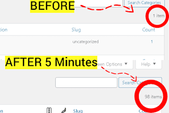 create 1000 plus custom wp categories with description