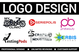 design customised professional logo for you