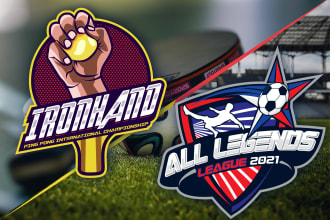 do logo design for sports with unlimited revisions