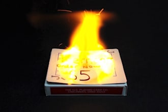 magically display your message using fire
