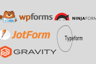 create or fix wp forms, gravity form, jotform, typeform, cf7