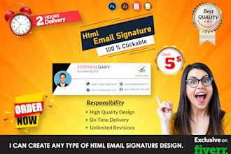 do HTML email signature