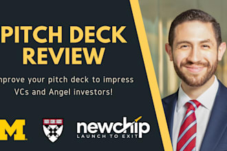 review your pitch deck to impress investors