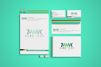 design a professional business brand identity for your company