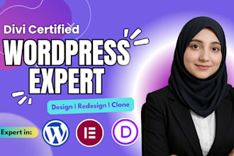 be divi expert for wordpress divi website, divi theme and divi builder