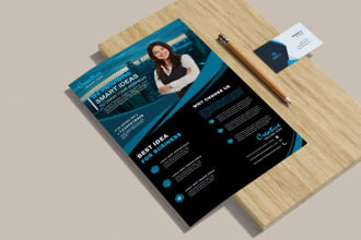 design corporate flyer and brochure