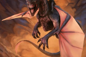 create fantasy art with digital painting technique