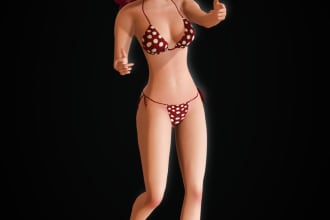 create and animate custom stylized character