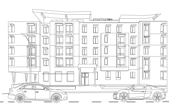 create simple black and white line art and illustration