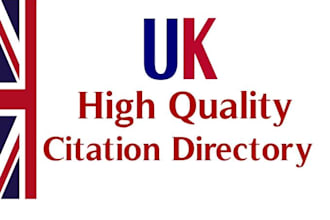 manually build 45 do follow UK citations, UK directories