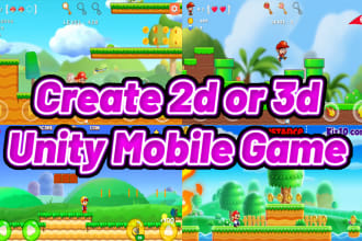 create money making 2d or 3d games for android