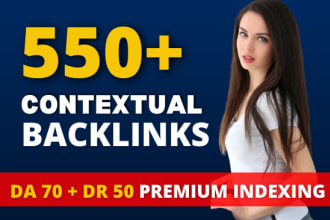 provide high quality white hat do follow contextual backlinks
