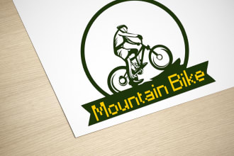 do awesome exercise creative attractive bike logo design