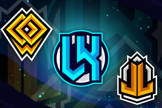 create text logo esport for your kick, twitch, youtube
