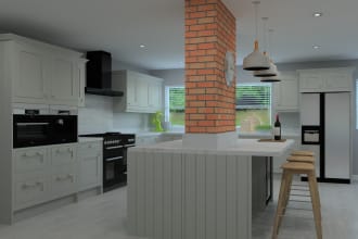 design kitchen for you in articad