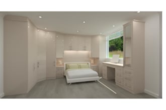 design bedroom with internal layout in articad