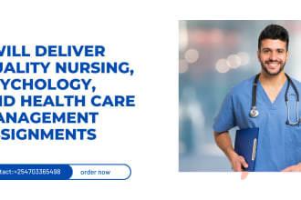 do nursing, psychology and healthcare management tasks
