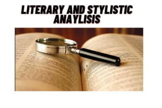 critically analyze any work of english literature